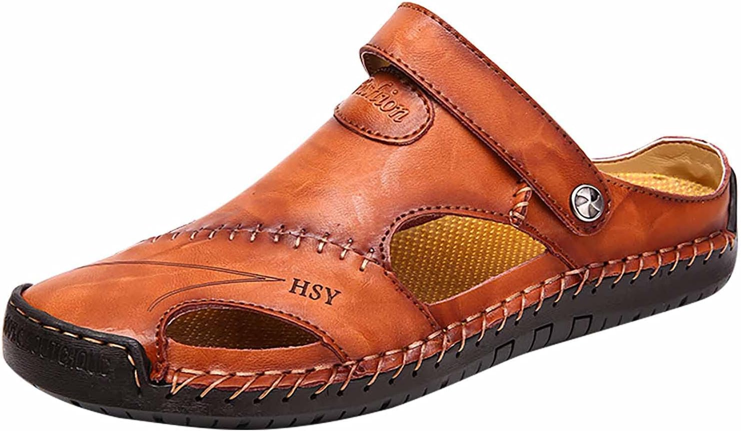 Летние сандалии для мужчин 2025 года, ретро, с закрытым носком, пляжные сандалии, с вырезами, спортивные сандалии без застежки, римские повседневные туфли, обувь для отпуска Generic, коричневый
Летние сандалии для мужчин 2025 года, ретро, с закрытым носком, пляжные сандалии, с вырезами, спортивные сандалии без застежки, римские повседневные туфли, обувь для отпуска Generic, коричневый