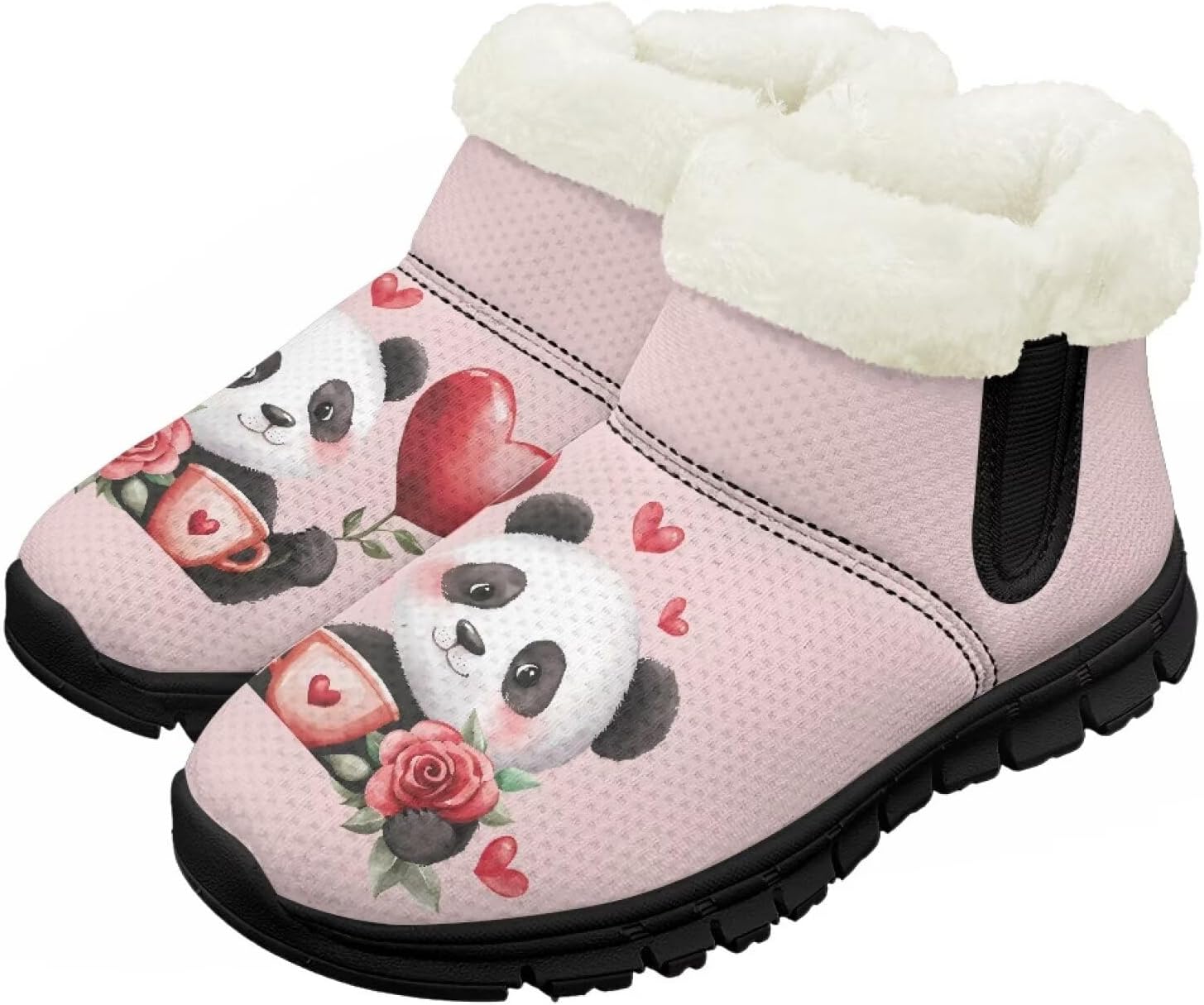 Зимние детские ботинки Chririnla для мальчиков и девочек, с теплой подкладкой из искусственного меха, на щиколотку, противоскользящие, для малышей и детей постарше, Heart Panda
Зимние детские ботинки Chririnla для мальчиков и девочек, с теплой подкладкой из искусственного меха, на щиколотку, противоскользящие, для малышей и детей постарше, Heart Panda