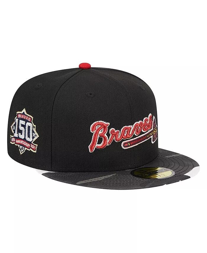 Мужская черная приталенная шляпа Atlanta Braves с камуфляжным эффектом металлик 59FIFTY New Era, черный
Мужская черная приталенная шляпа Atlanta Braves с камуфляжным эффектом металлик 59FIFTY New Era, черный