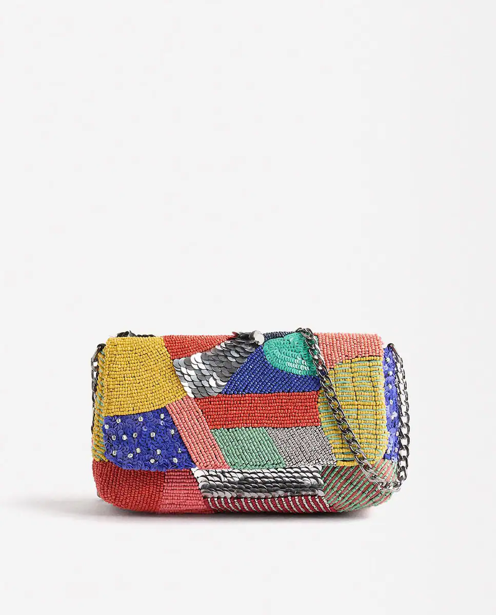 Трансформируемая вечерняя сумочка с бусинами и подвесками, с магнитной застежкой Parfois, мультиколор
Трансформируемая вечерняя сумочка с бусинами и подвесками, с магнитной застежкой Parfois, мультиколор