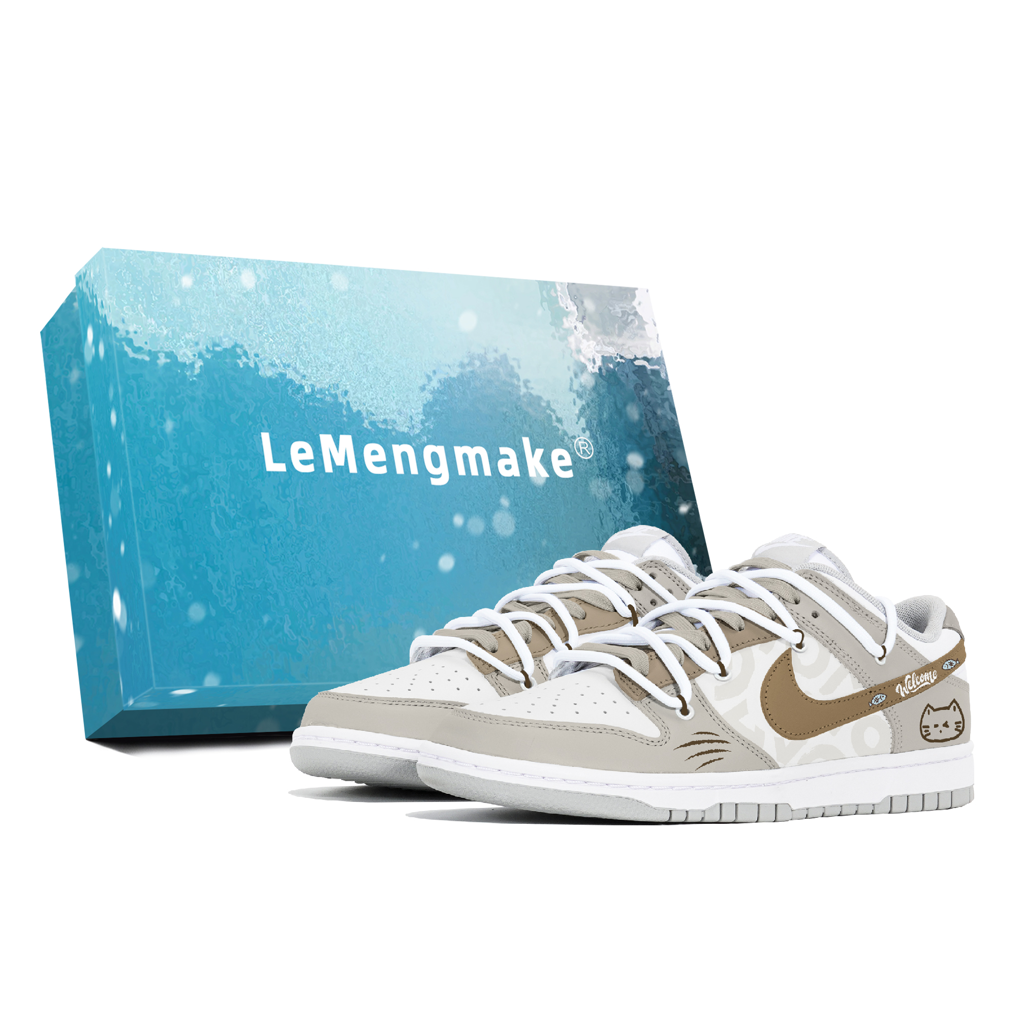 Кроссовки для скейтбординга Dunk Joy Lemon, износостойкие и нескользящие, мужские, светло-кофейного цвета Nike, Light Coffee
Кроссовки для скейтбординга Dunk Joy Lemon, износостойкие и нескользящие, мужские, светло-кофейного цвета Nike, Light Coffee