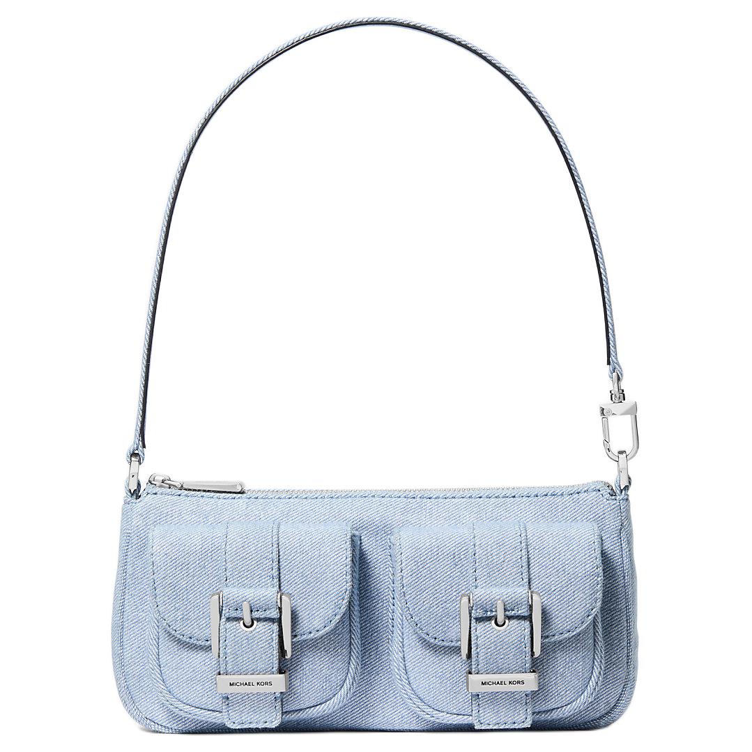 MICHAEL KORS Джинсовая сумка через плечо небольшого размера для женщин в дымчато-голубом цвете
MICHAEL KORS Джинсовая сумка через плечо небольшого размера для женщин в дымчато-голубом цвете