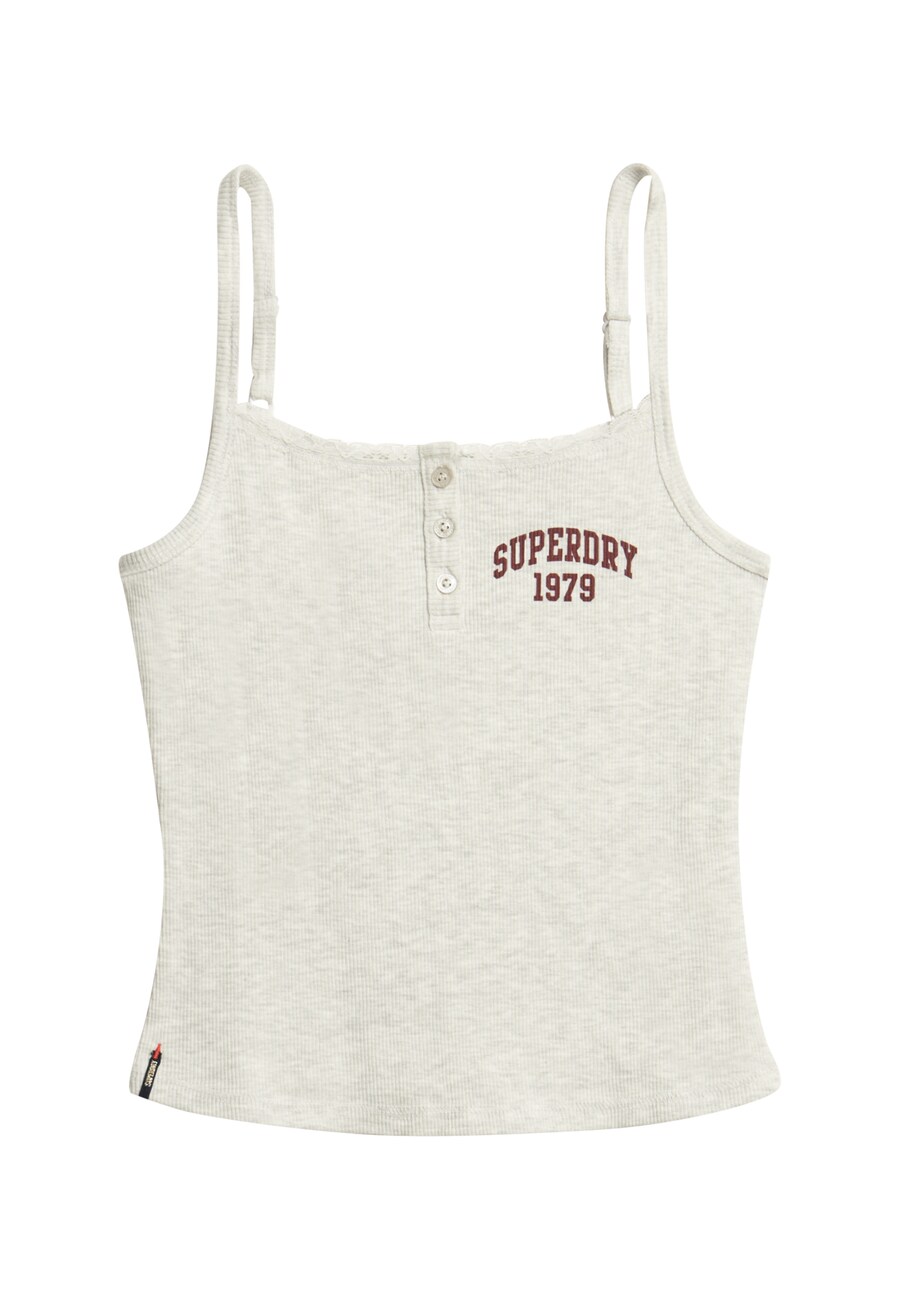 Топ Superdry, светло-серый
Топ Superdry, светло-серый