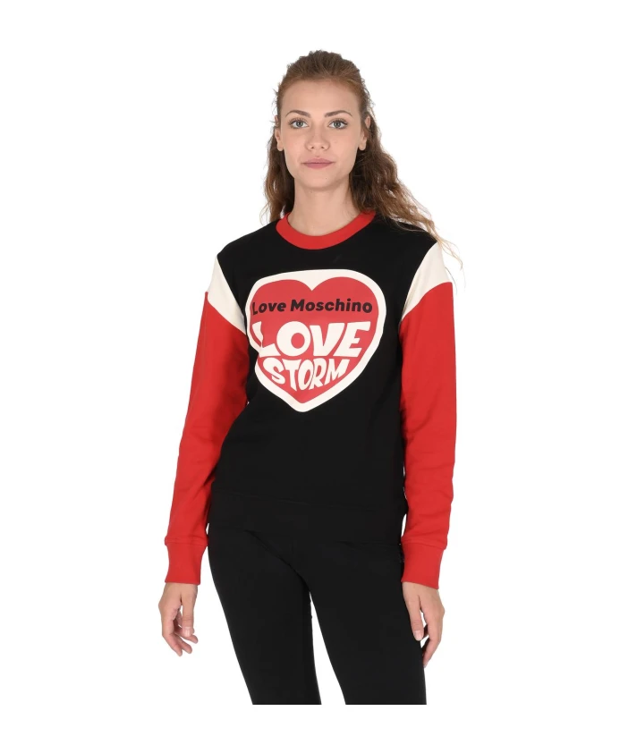 Яркая толстовка с круглым вырезом Love Moschino, мультиколор
Яркая толстовка с круглым вырезом Love Moschino, мультиколор