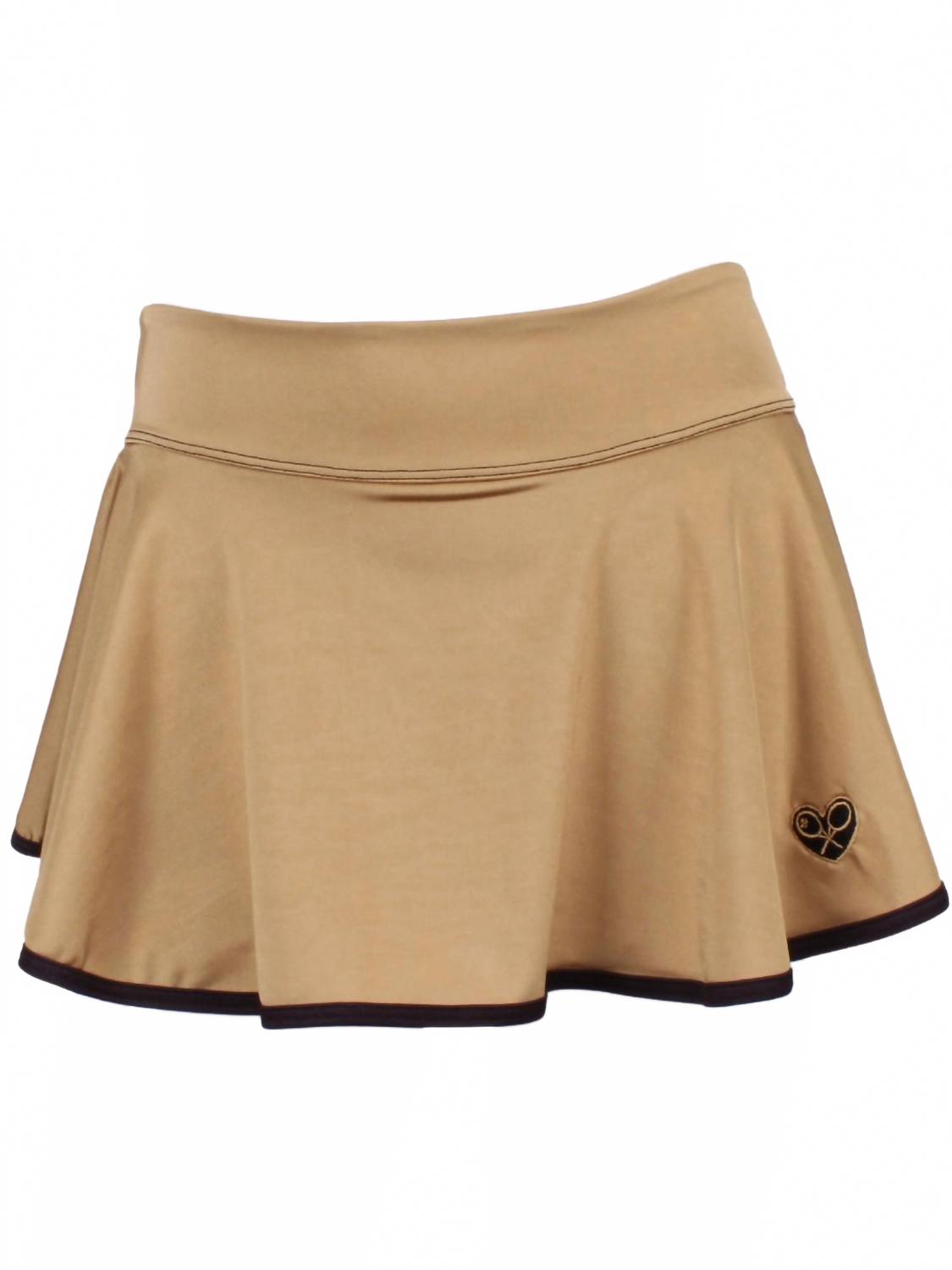 Женская теннисная юбка "O" с начесом в мягком золотом цвете Love Love Tennis
Женская теннисная юбка "O" с начесом в мягком золотом цвете Love Love Tennis