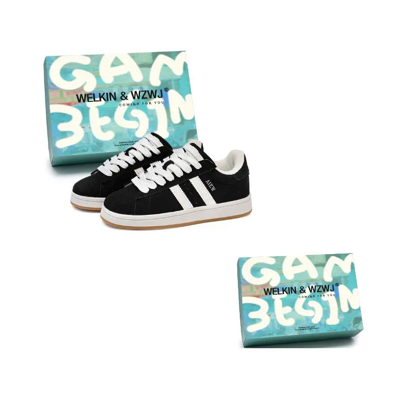 WELKIN&WZWJ Скользоустойчивые низкие скейтерские кроссовки на платформе унисекс черно-белые, цвет Black White
WELKIN&WZWJ Скользоустойчивые низкие скейтерские кроссовки на платформе унисекс черно-белые, цвет Black White