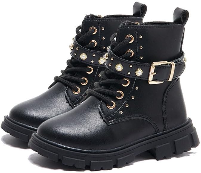 Детские модные ботинки для девочек с боковой молнией, удобные, с нескользящей подошвой, на шнуровке, для активного отдыха (малыши/маленькие дети/старшие дети) ODIPON, Black
Детские модные ботинки для девочек с боковой молнией, удобные, с нескользящей подошвой, на шнуровке, для активного отдыха (малыши/маленькие дети/старшие дети) ODIPON, Black