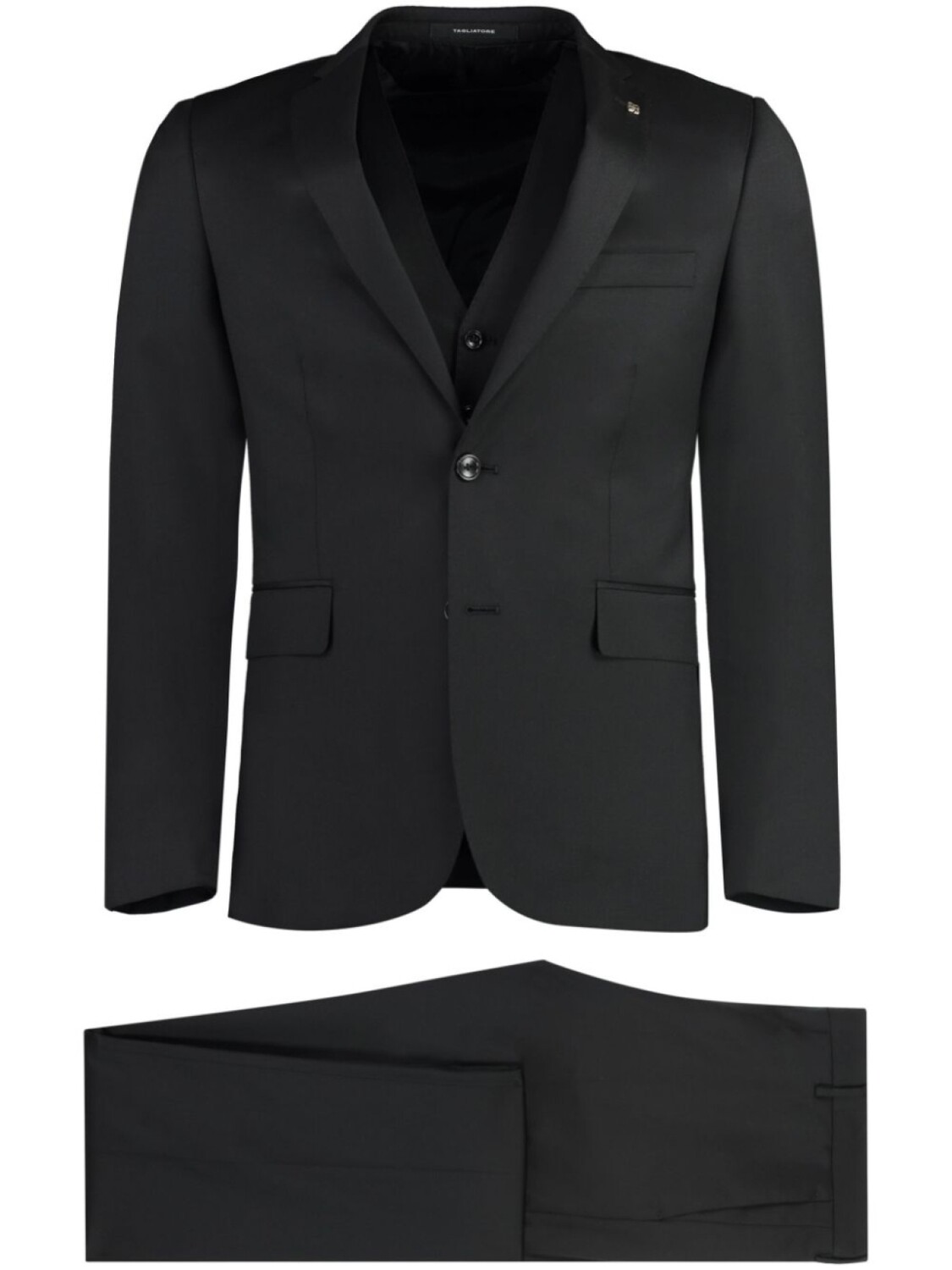 Tagliatore костюм из вирджинской шерсти, черный
Tagliatore костюм из вирджинской шерсти, черный