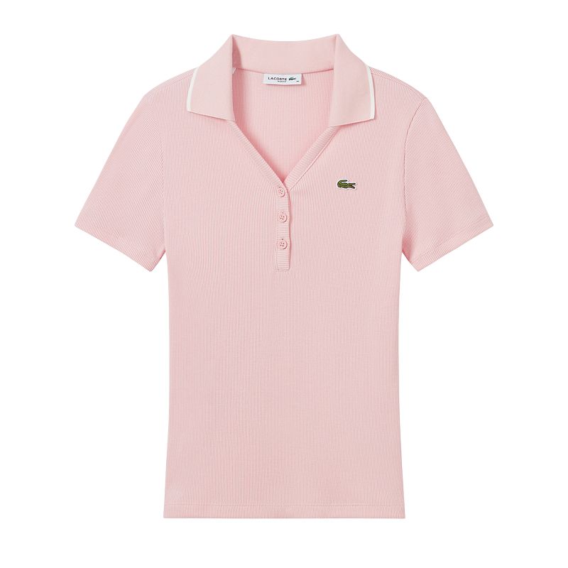 LACOSTE Футболка поло SS25 женская розовая/белая отделка
LACOSTE Футболка поло SS25 женская розовая/белая отделка