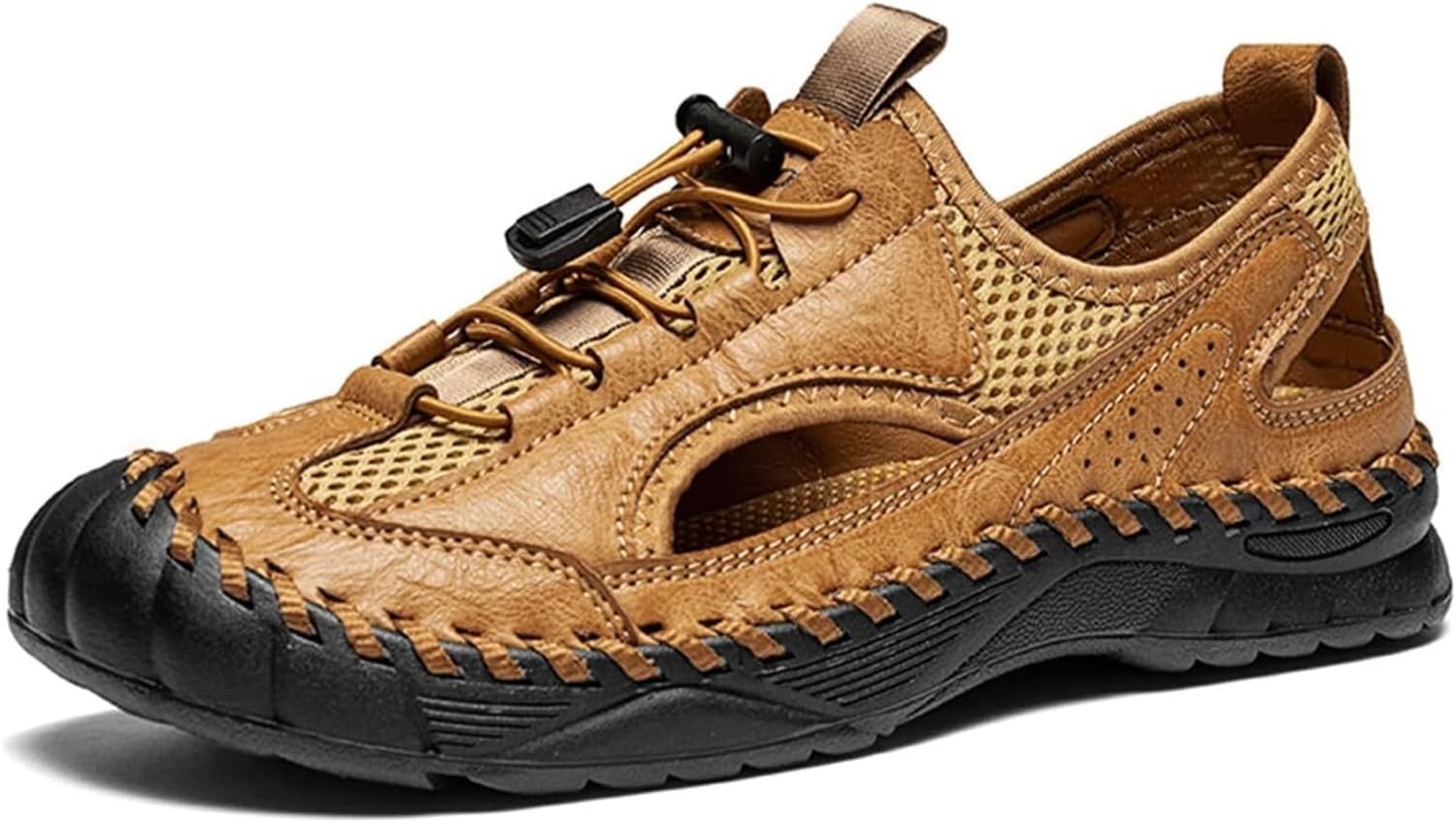 Мужские летние походные сандалии с закрытым носком, спортивные сандалии из кожи, легкие для трекинга, прогулок на открытом воздухе, повседневные водные обувь, дышащая сетка, пляжная обувь для мужчин Generic, коричневый
Мужские летние походные сандалии с закрытым носком, спортивные сандалии из кожи, легкие для трекинга, прогулок на открытом воздухе, повседневные водные обувь, дышащая сетка, пляжная обувь для мужчин Generic, коричневый