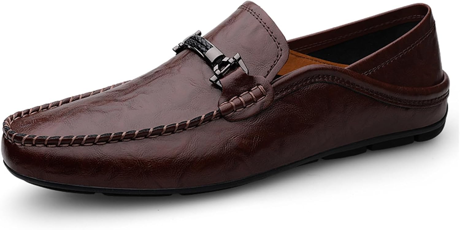 Мужские лоферы CHUUMEE из замши, кожаные, удобные, дышащие, без застежки, мокасины и повседневной носки, коричневый
Мужские лоферы CHUUMEE из замши, кожаные, удобные, дышащие, без застежки, мокасины и повседневной носки, коричневый