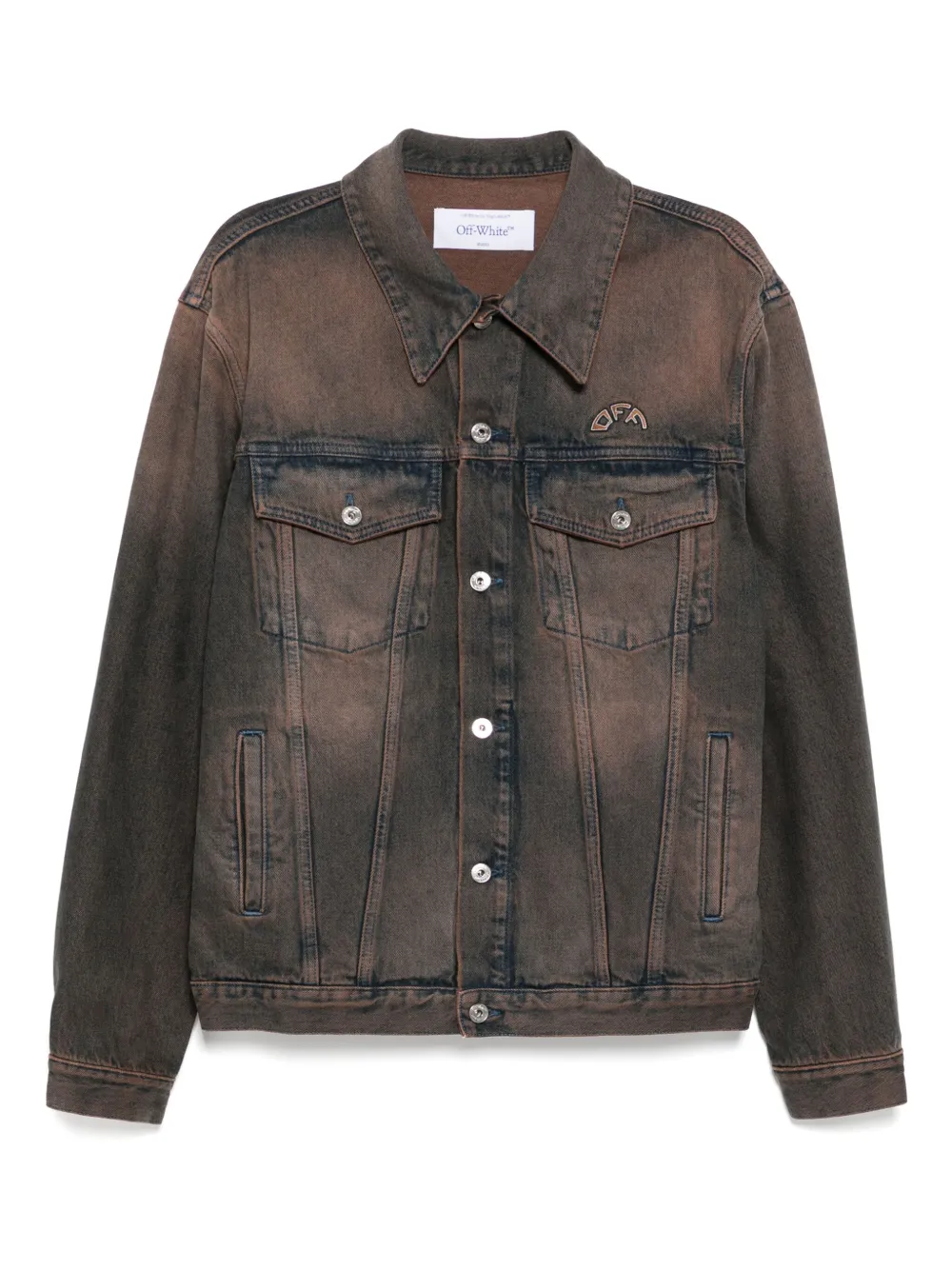 Джинсовая куртка OFF-WHITE, коричневый
Джинсовая куртка OFF-WHITE, коричневый