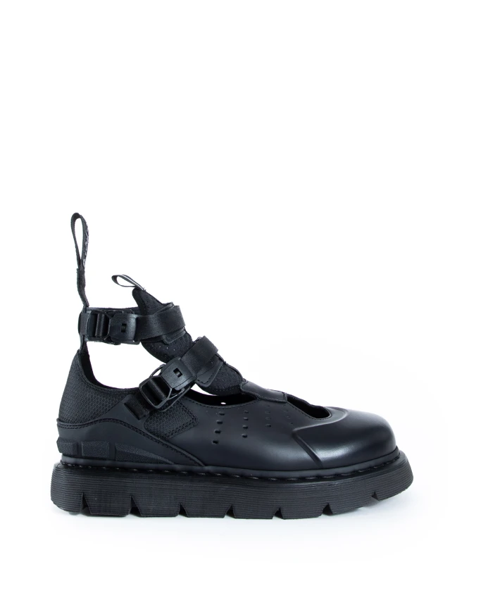 Черные кожаные сандалии с силиконовым носком Dr. Martens, черный
Черные кожаные сандалии с силиконовым носком Dr. Martens, черный