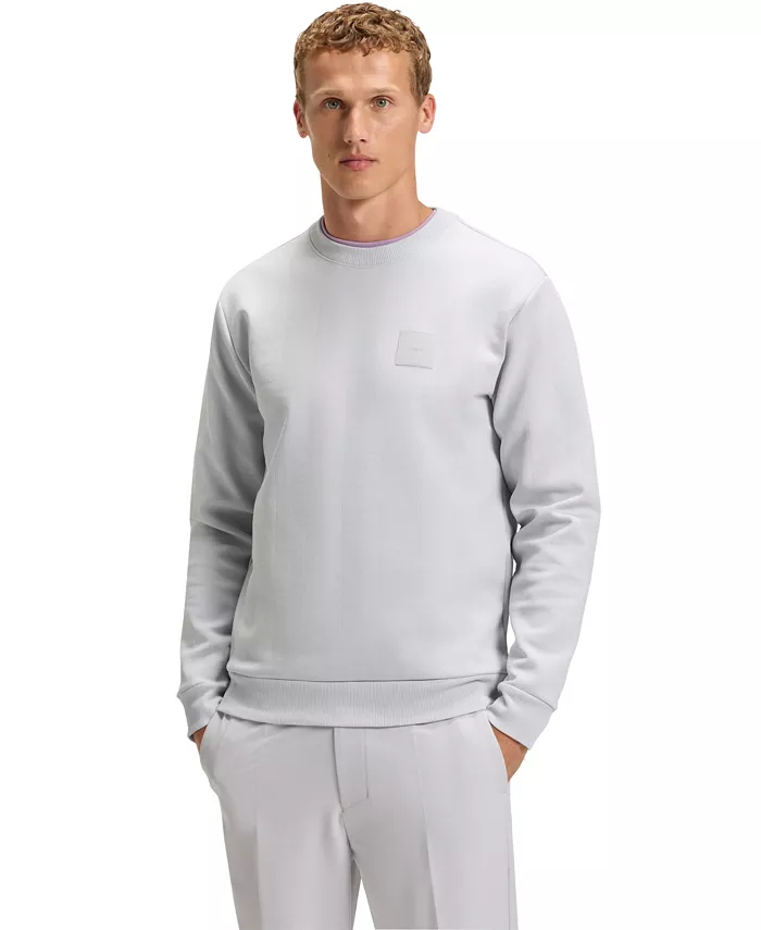Мужской свитшот Regular-Fit с вытянутой иглой Hugo Boss, серый
Мужской свитшот Regular-Fit с вытянутой иглой Hugo Boss, серый