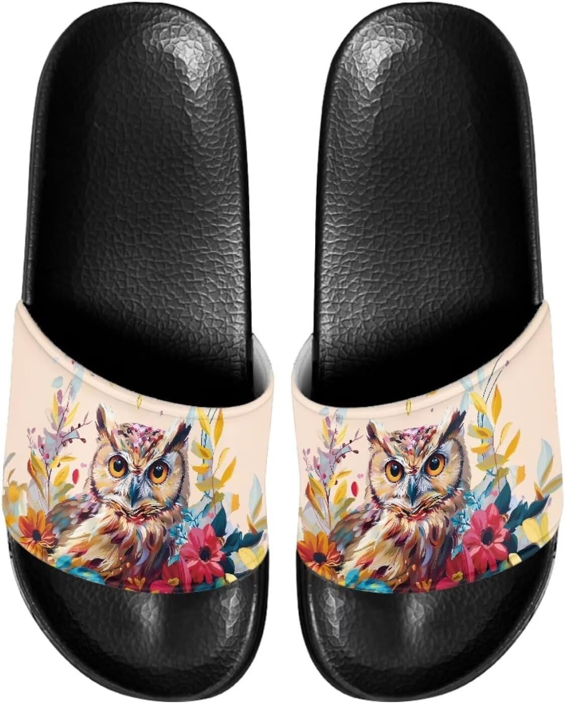 Женские шлепанцы слайд Нескользящие летние домашние тапочки для девочек Слипоны флип-флоп Judentidos, Owl Floral
Женские шлепанцы слайд Нескользящие летние домашние тапочки для девочек Слипоны флип-флоп Judentidos, Owl Floral