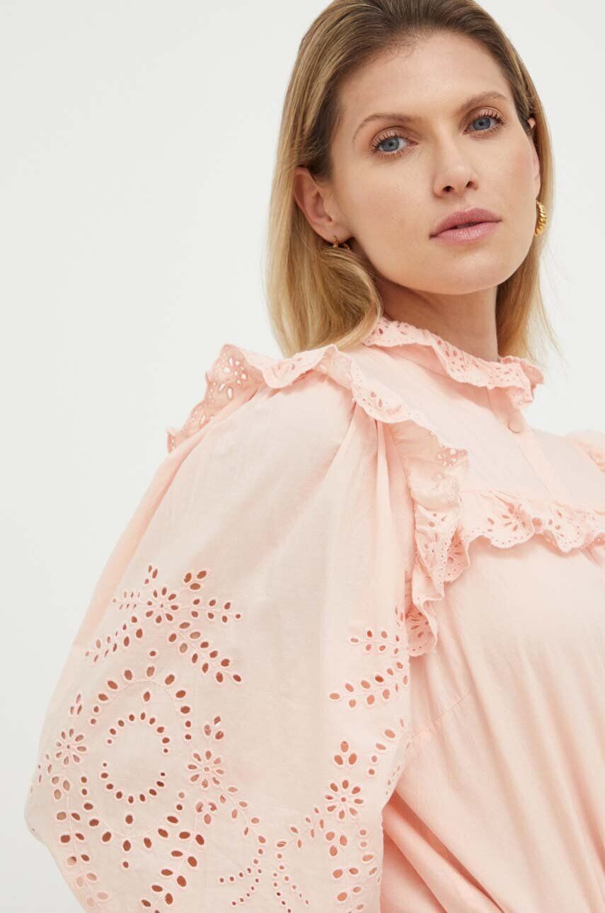 Хлопковая рубашка Notes du Nord, розовый
Хлопковая рубашка Notes du Nord, розовый