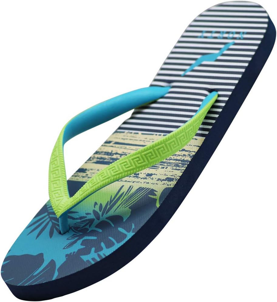 NORTY - Мужские шлепанцы с графическим принтом на плоской подошве - 3 узора - для пляжа, бассейна или повседневного ношения, синий/зеленый
NORTY - Мужские шлепанцы с графическим принтом на плоской подошве - 3 узора - для пляжа, бассейна или повседневного ношения, синий/зеленый