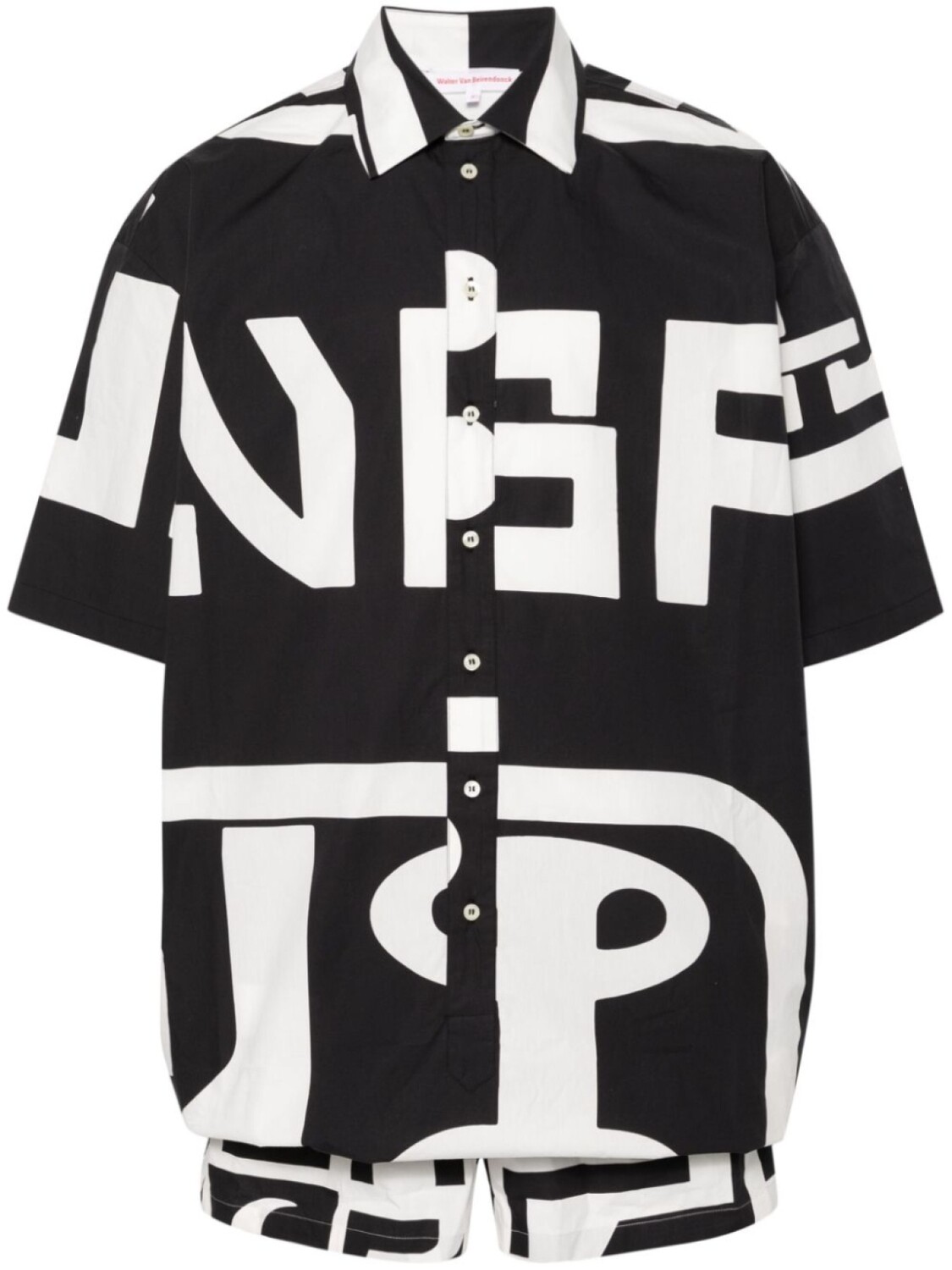 Walter Van Beirendonck рубашка комби шорты комбинезон, черный
Walter Van Beirendonck рубашка комби шорты комбинезон, черный
