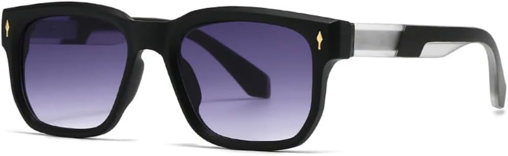 Двухцветные солнцезащитные очки для женщин и мужчин, роскошные, в стиле ретро, с заклепками, градиентной подсветкой, защита от УФ-излучения UV400 UATXTAU, Black Gray Gradient
Двухцветные солнцезащитные очки для женщин и мужчин, роскошные, в стиле ретро, с заклепками, градиентной подсветкой, защита от УФ-излучения UV400 UATXTAU, Black Gray Gradient