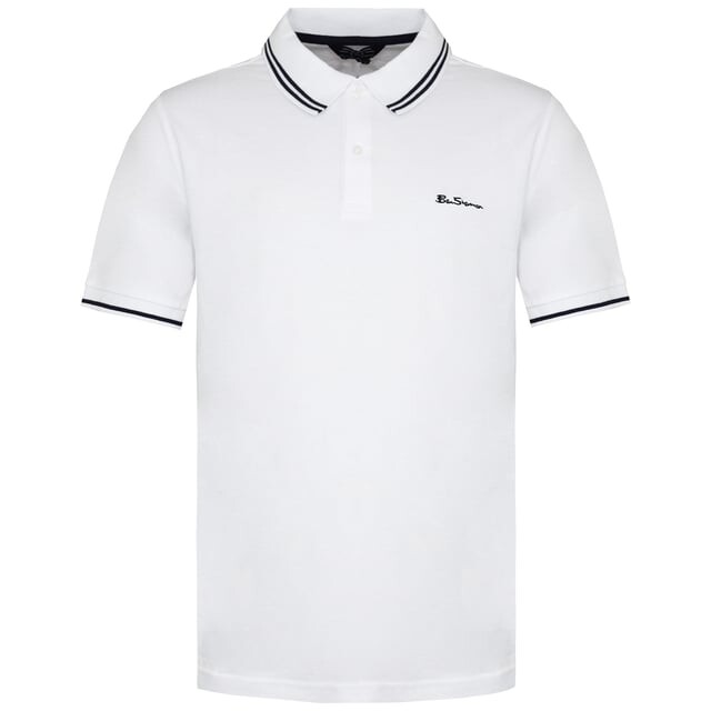 Мужская белая рубашка-поло с двумя кончиками Ben Sherman, белый
Мужская белая рубашка-поло с двумя кончиками Ben Sherman, белый