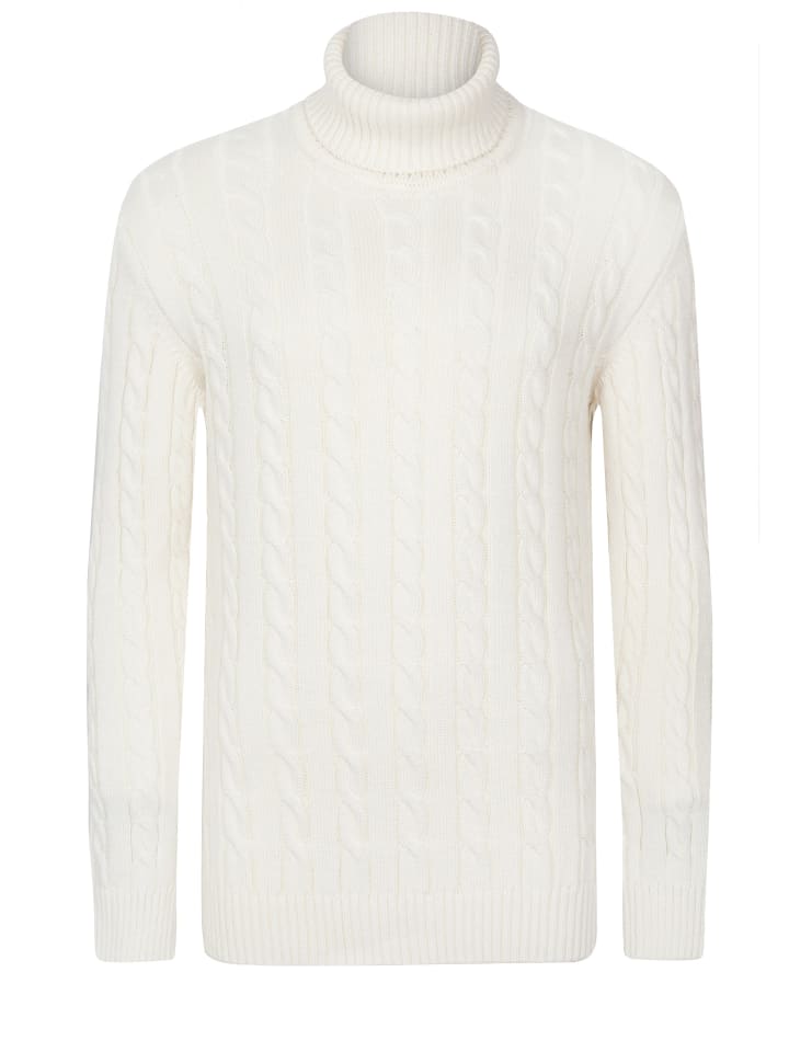 Felix Hardy Свитер с высоким воротником крупной вязки цвета экрю
Felix Hardy Свитер с высоким воротником крупной вязки цвета экрю