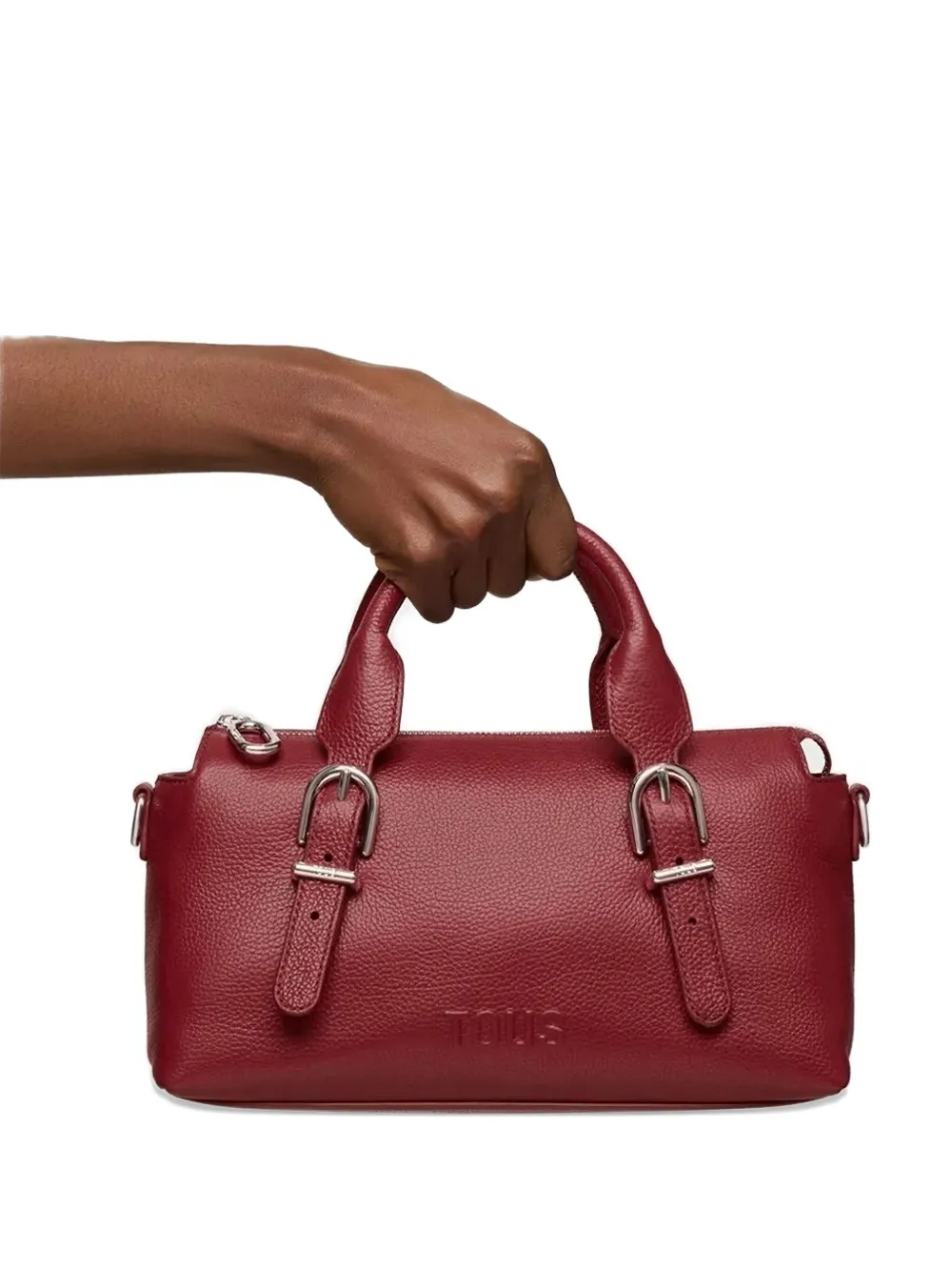 Кожаная сумка-тоут с пряжкой TOUS, красный
Кожаная сумка-тоут с пряжкой TOUS, красный