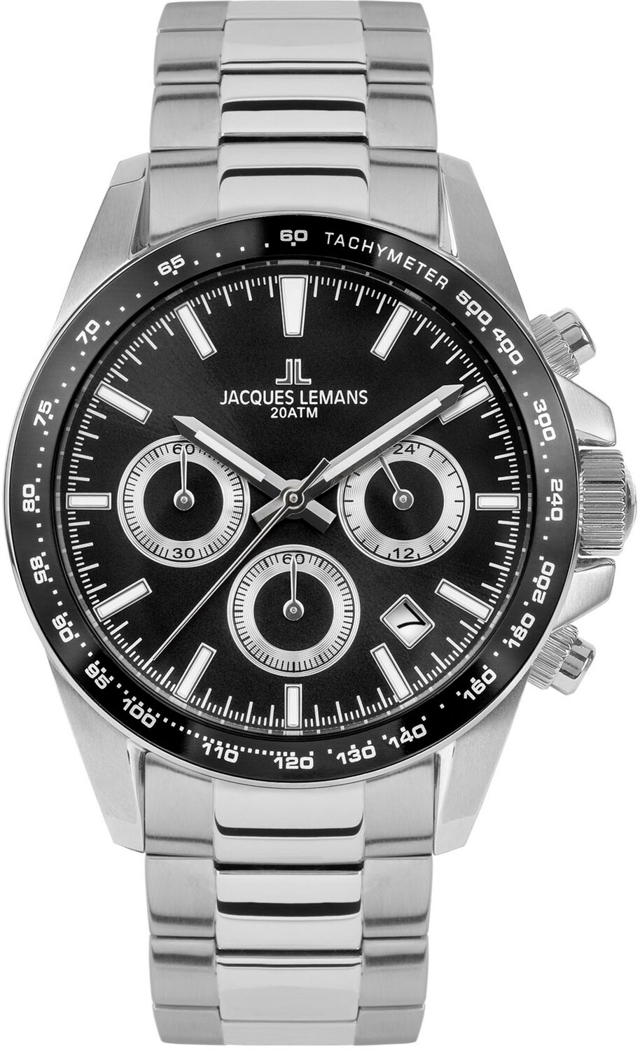 Jacques Lemans Серебряные аналоговые часы
Jacques Lemans Серебряные аналоговые часы