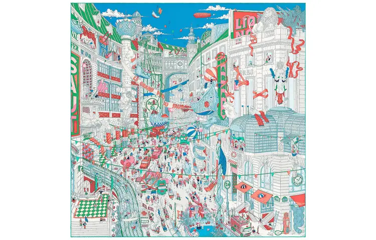 Шёлковый шарф Unisex Multicolor HERMES
Шёлковый шарф Unisex Multicolor HERMES