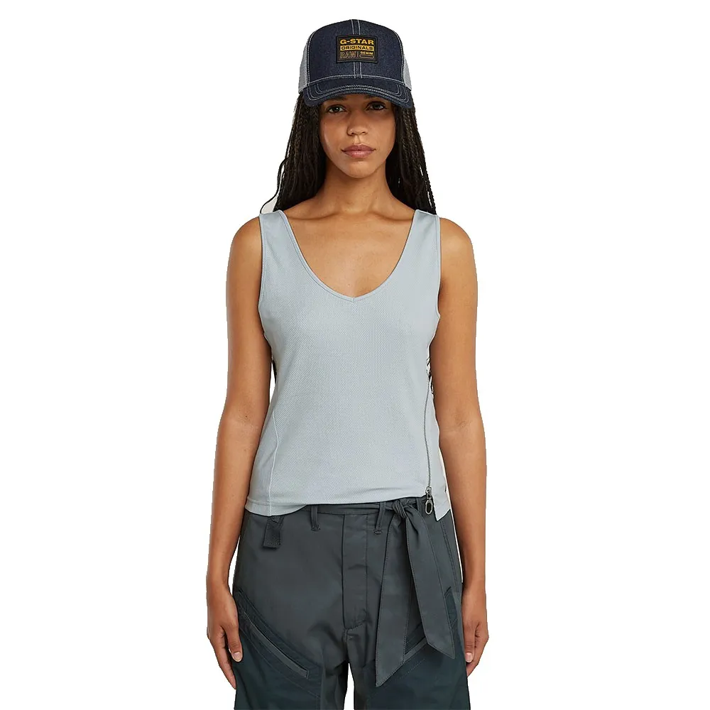 Футболка без рукавов G-Star Asymmetrical Zip Slim, серый
Футболка без рукавов G-Star Asymmetrical Zip Slim, серый