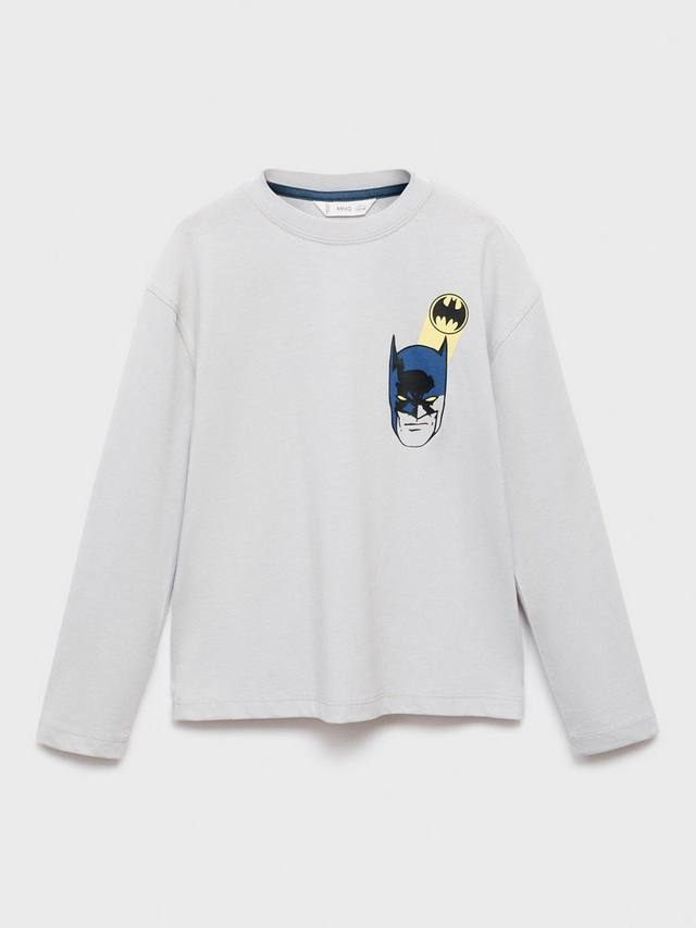 Детская футболка из хлопка с логотипом Batman Mango, Natural White
Детская футболка из хлопка с логотипом Batman Mango, Natural White