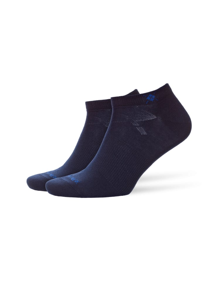 Burlington Носки для кроссовок, комплект из двух штук, темно-синие
Burlington Носки для кроссовок, комплект из двух штук, темно-синие