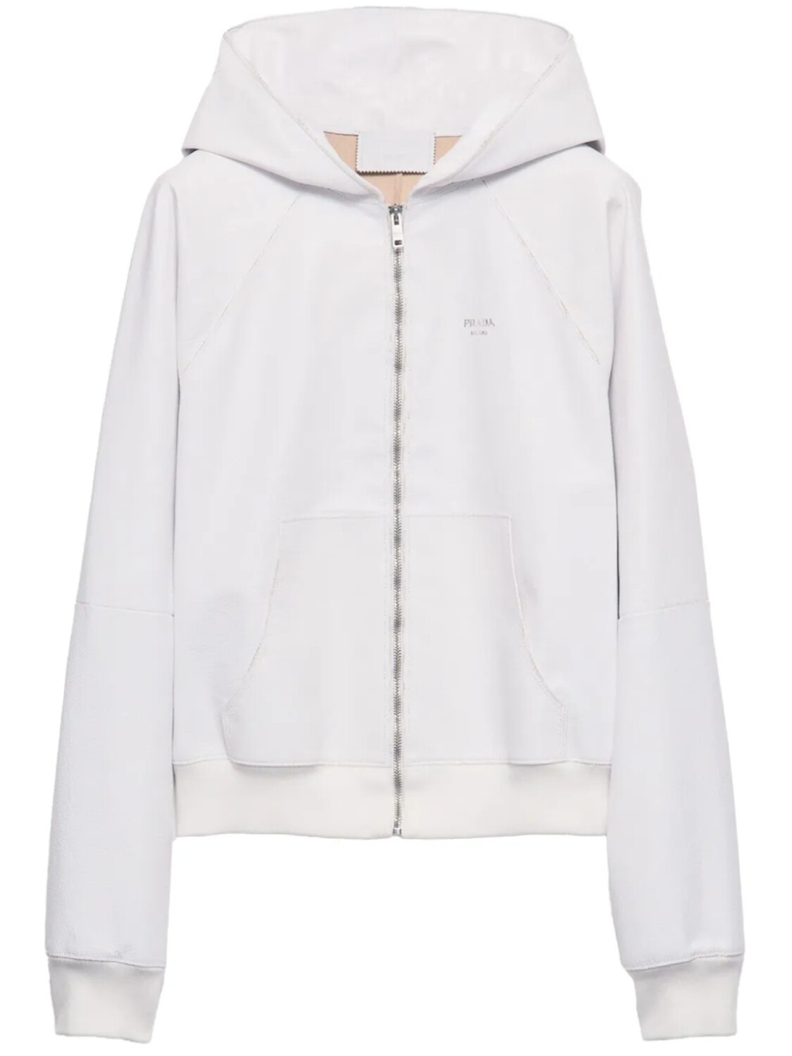 Prada худи на молнии, белый
Prada худи на молнии, белый