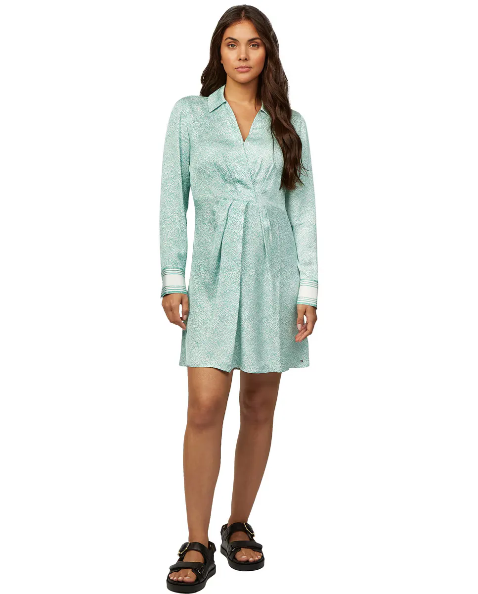 Короткое сатиновое платье с длинными рукавами Tommy Hilfiger, светло-зеленый
Короткое сатиновое платье с длинными рукавами Tommy Hilfiger, светло-зеленый