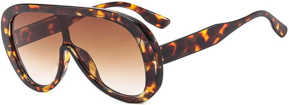 Женские солнцезащитные очки One Piece, модные солнцезащитные очки большого размера для мужчин, защитные очки-маски UV400, трендовые женские очки generic, Leopard-brown
Женские солнцезащитные очки One Piece, модные солнцезащитные очки большого размера для мужчин, защитные очки-маски UV400, трендовые женские очки generic, Leopard-brown