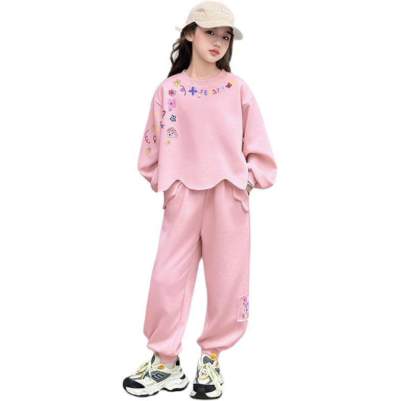 Повседневная спортивная одежда для подростков весна-осень Disney, розовый
Повседневная спортивная одежда для подростков весна-осень Disney, розовый