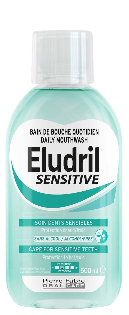 Eludril Sensitive жидкость для полоскания рта, 500 ml
Eludril Sensitive жидкость для полоскания рта, 500 ml