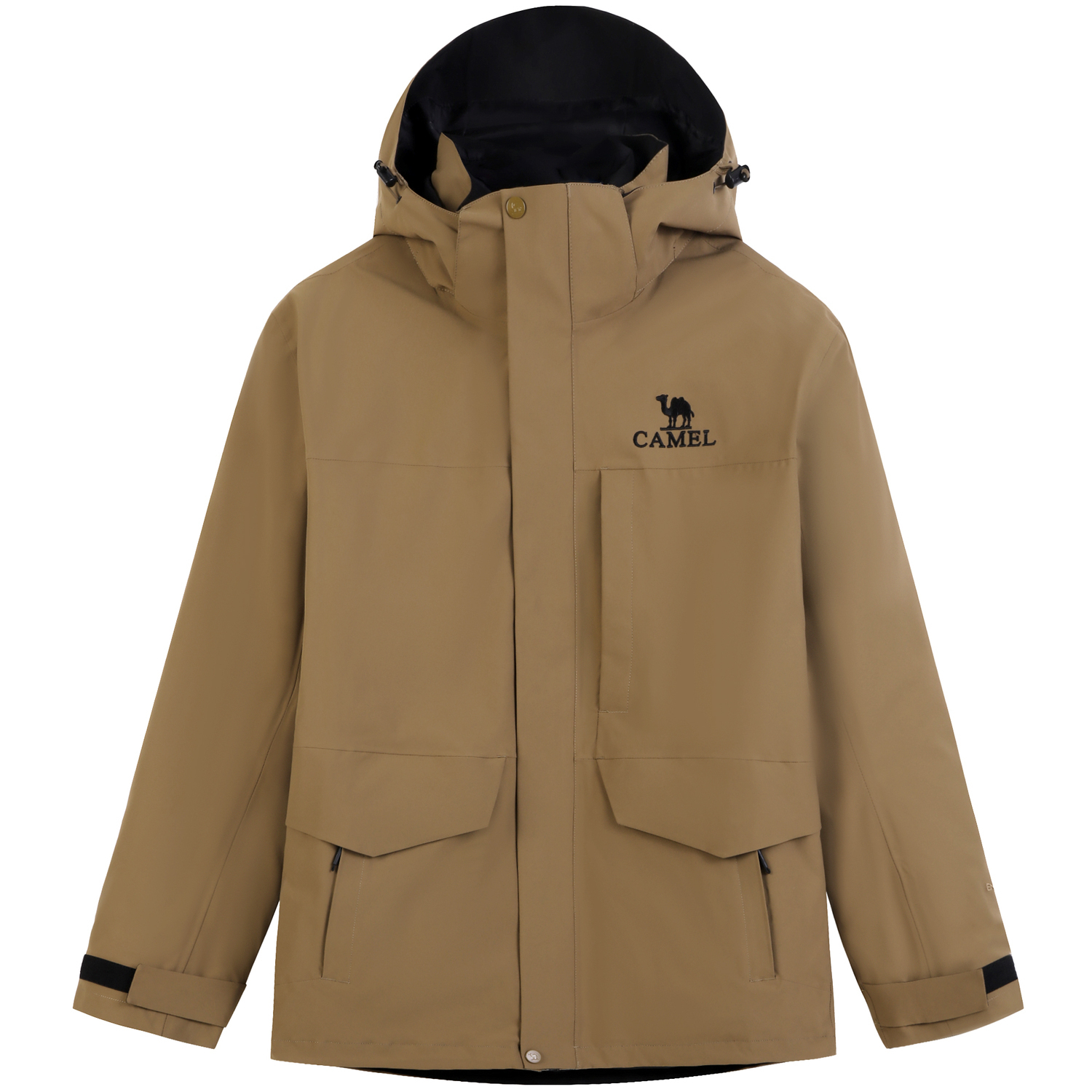 CAMEL Водостойкая ветрозащитная дышащая ветровка Men's, Papaya Brown
CAMEL Водостойкая ветрозащитная дышащая ветровка Men's, Papaya Brown