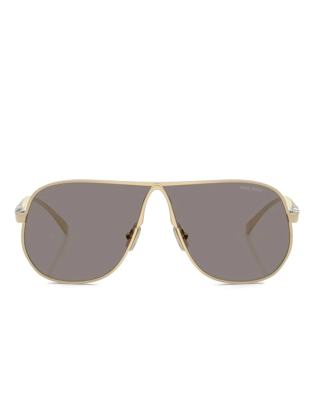 Солнцезащитные очки-пилоты Miu Miu, золотистый
Солнцезащитные очки-пилоты Miu Miu, золотистый