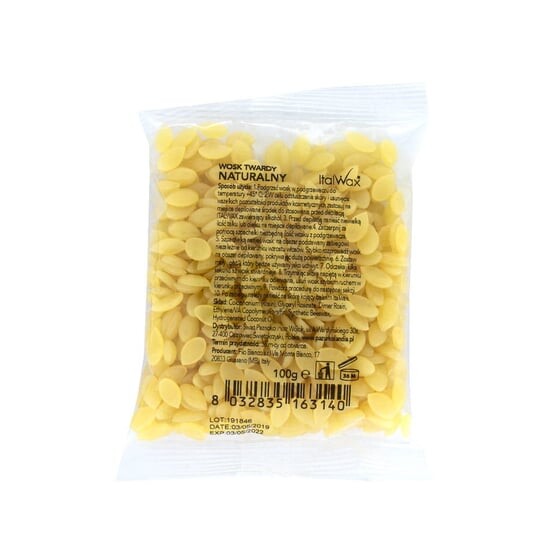 Твердый воск в гранулах для бесполосной депиляции, низкотемпературный 100г ItalWax Natural Film Wax -
Твердый воск в гранулах для бесполосной депиляции, низкотемпературный 100г ItalWax Natural Film Wax -