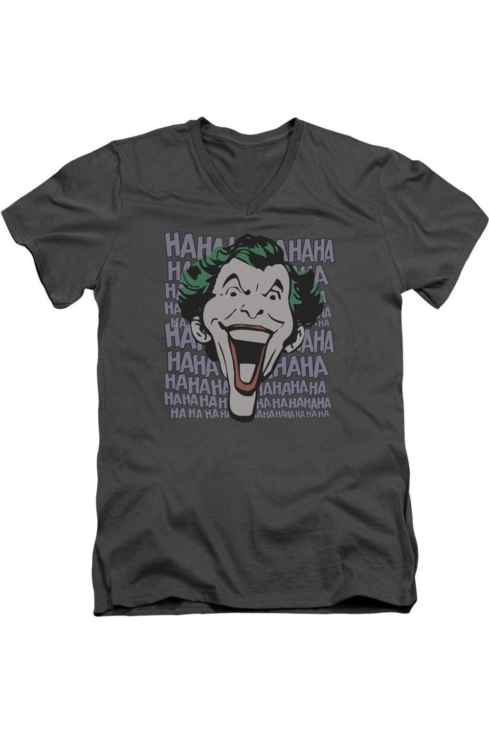 Футболка с коротким рукавом и V-образным вырезом для взрослых DC Comics Dastardly Merriment Gildan, цвет charcoal
Футболка с коротким рукавом и V-образным вырезом для взрослых DC Comics Dastardly Merriment Gildan, цвет charcoal