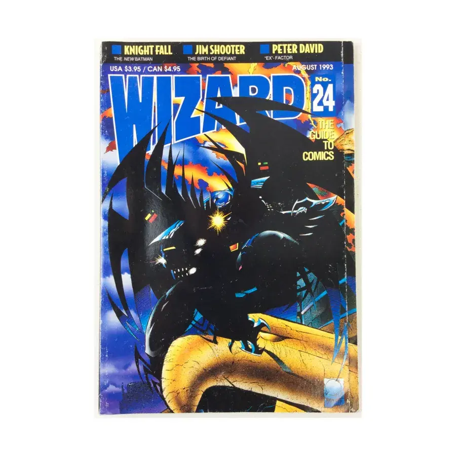 Журнал #24 "Knight Fall, Jim Shooter, Peter David", Wizard Magazine
Журнал #24 "Knight Fall, Jim Shooter, Peter David", Wizard Magazine