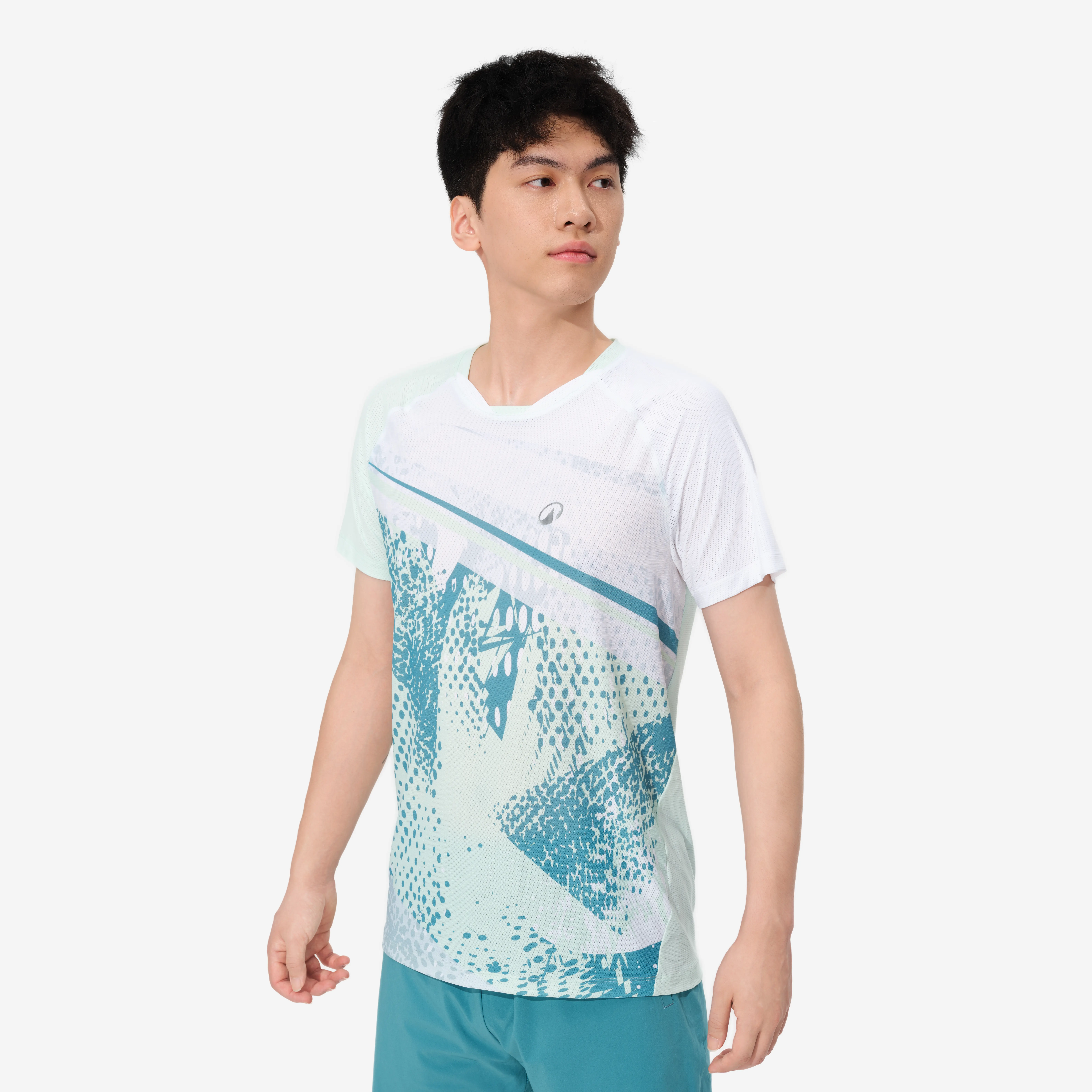 Мужская футболка для бадминтона Kuikma Tournament Series нефритово-зелёная
Мужская футболка для бадминтона Kuikma Tournament Series нефритово-зелёная