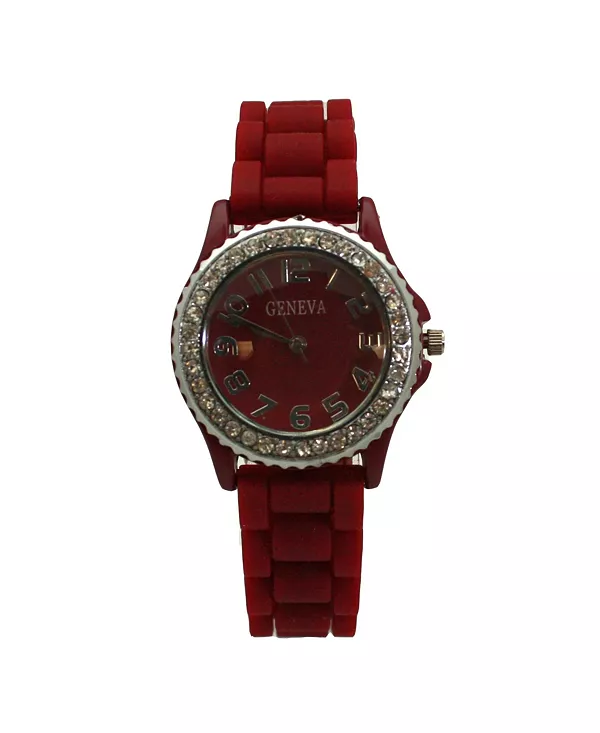 Женские часы бордового цвета на каждый день с тонким силиконовым ремешком и стразами Olivia Pratt, burgundy
Женские часы бордового цвета на каждый день с тонким силиконовым ремешком и стразами Olivia Pratt, burgundy