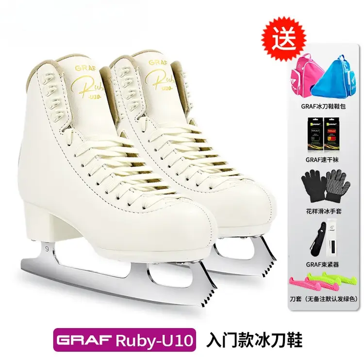 GRAF Коньки для фигурного катания Shaoyu для детей-начинающих, Pure White, размер 30
GRAF Коньки для фигурного катания Shaoyu для детей-начинающих, Pure White, размер 30