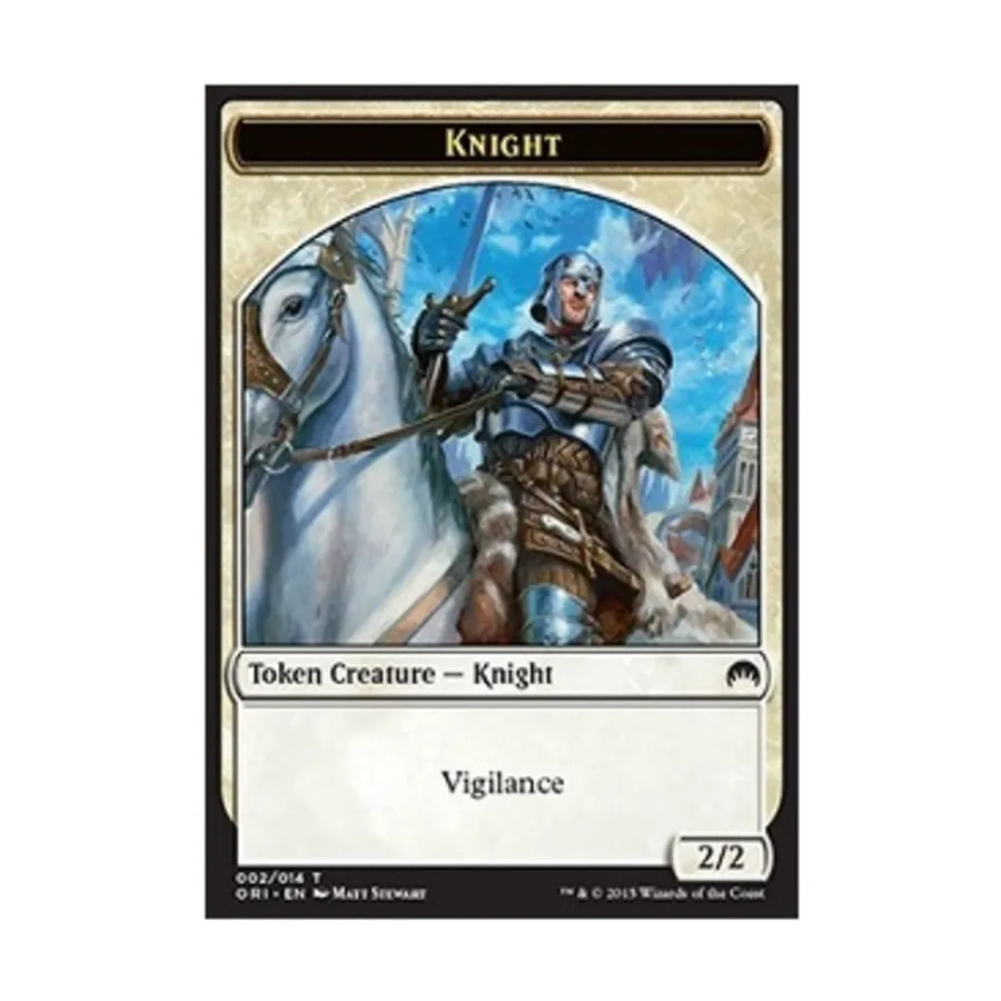 CCG Рыцарь – Жетон (С), MTG - Magic Origins 
CCG Рыцарь – Жетон (С), MTG - Magic Origins