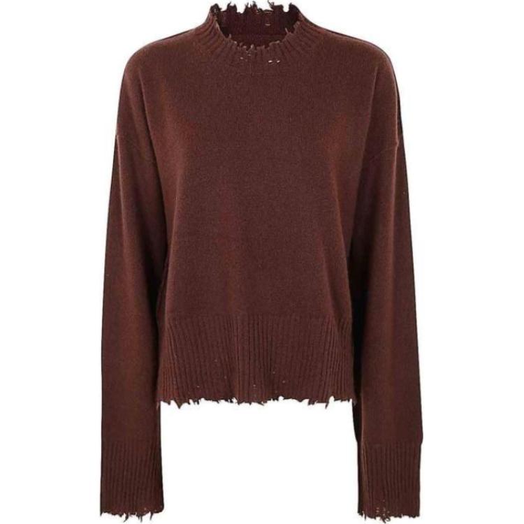 Футболка с асимметричным краем и спущенным плечом UMA WANG, красно-коричневая
Футболка с асимметричным краем и спущенным плечом UMA WANG, красно-коричневая