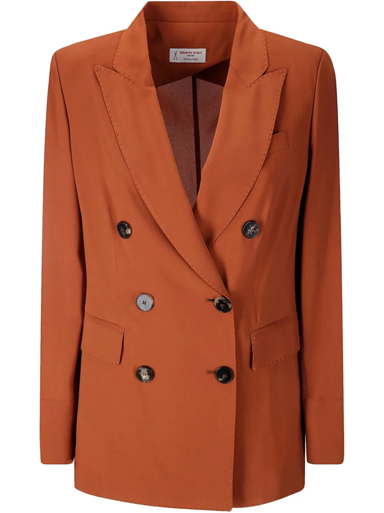 Двубортный пиджак Alberto Biani, оранжевый
Двубортный пиджак Alberto Biani, оранжевый