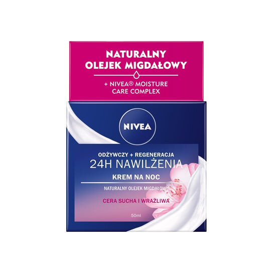 Питательный ночной крем «24Ч Увлажнение + Регенерация» для сухой и чувствительной кожи, 50мл Nivea
Питательный ночной крем «24Ч Увлажнение + Регенерация» для сухой и чувствительной кожи, 50мл Nivea