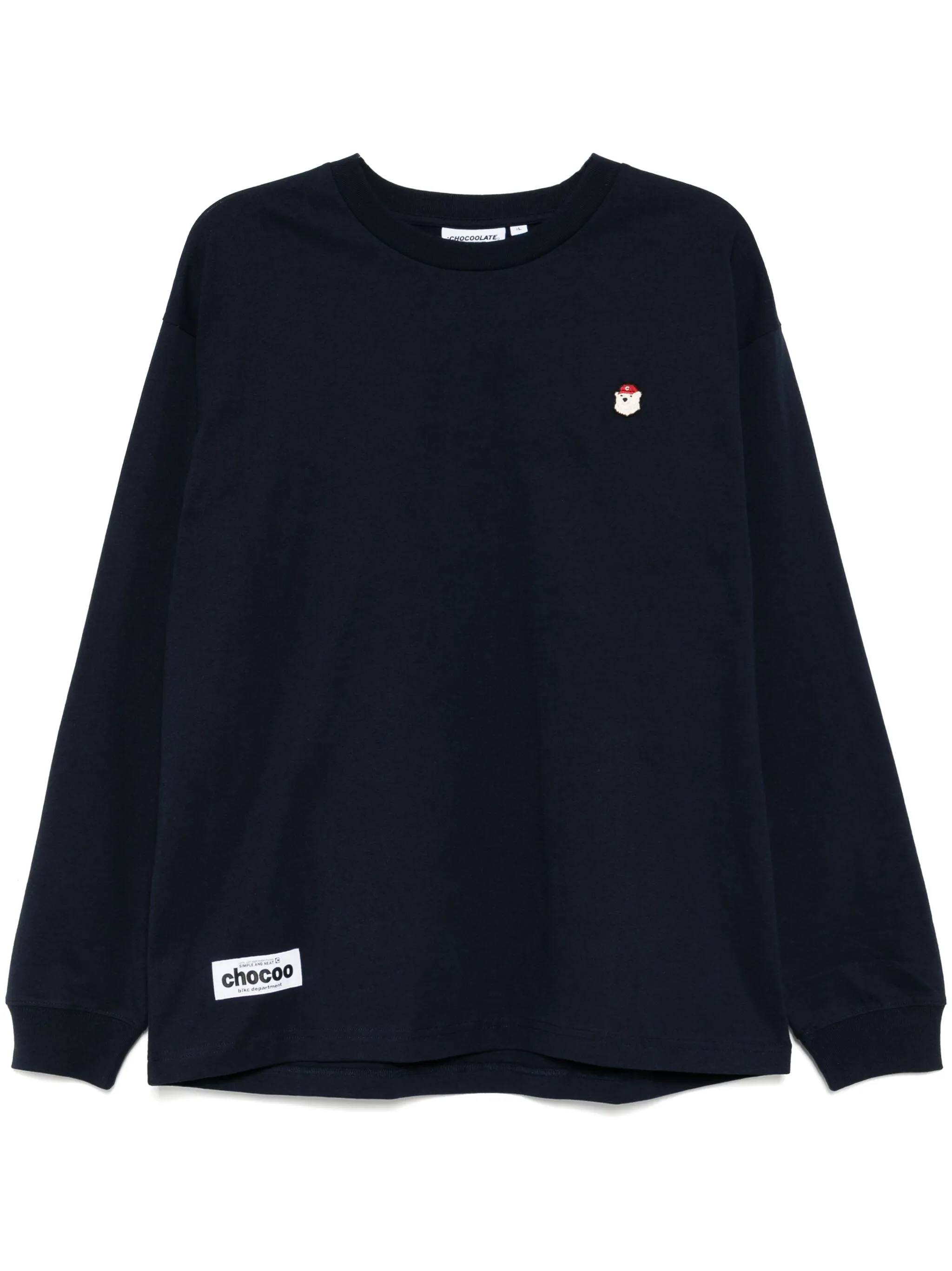 Футболка с нашивкой-логотипом Chocoolate, синий
Футболка с нашивкой-логотипом Chocoolate, синий