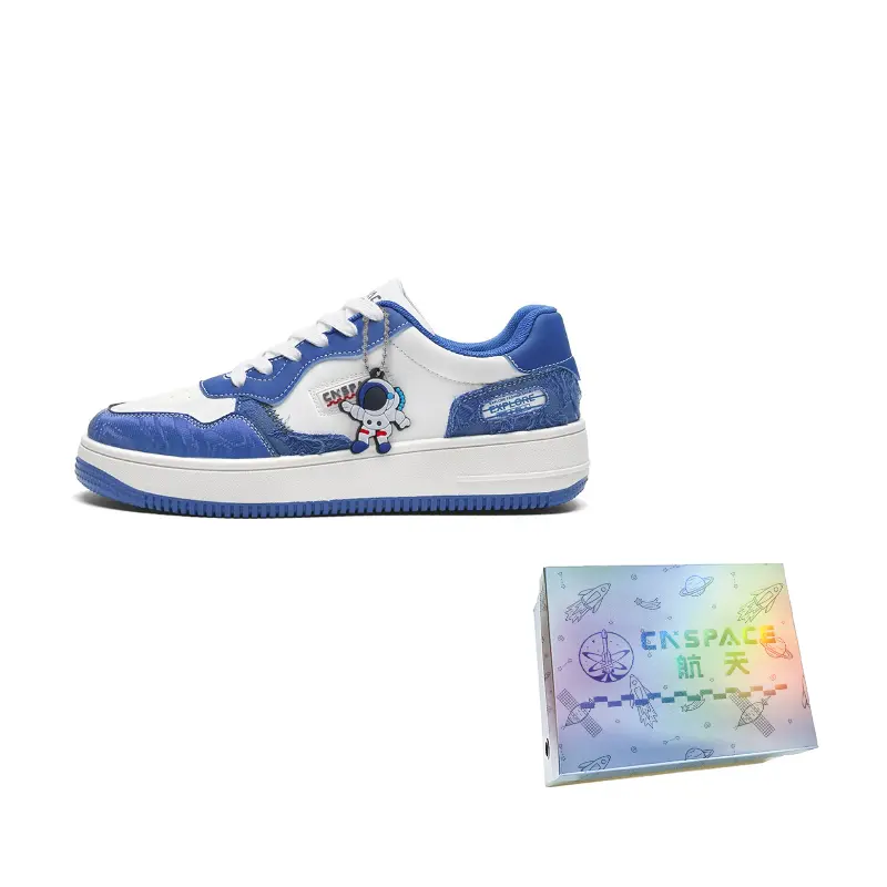 China Aerospace Низкие скейтерские кроссовки унисекс в коробке сине-белые, цвет Blue and White Blue
China Aerospace Низкие скейтерские кроссовки унисекс в коробке сине-белые, цвет Blue and White Blue